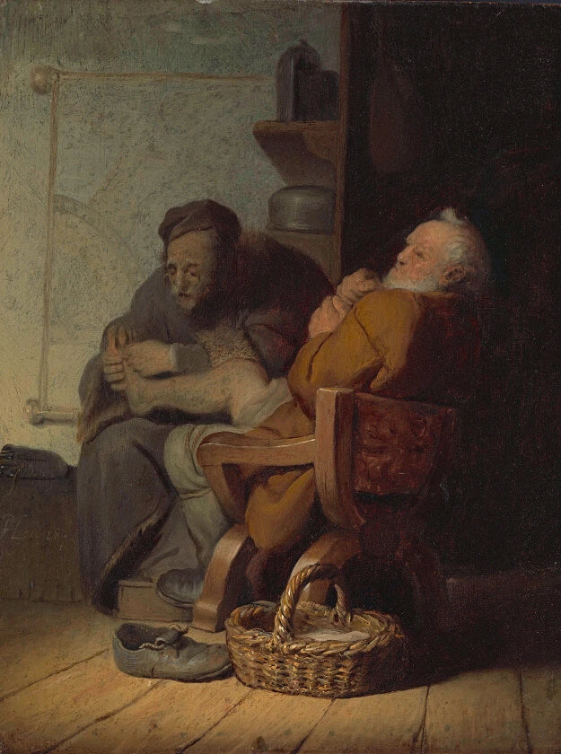 La operación del pie - Rembrandt
