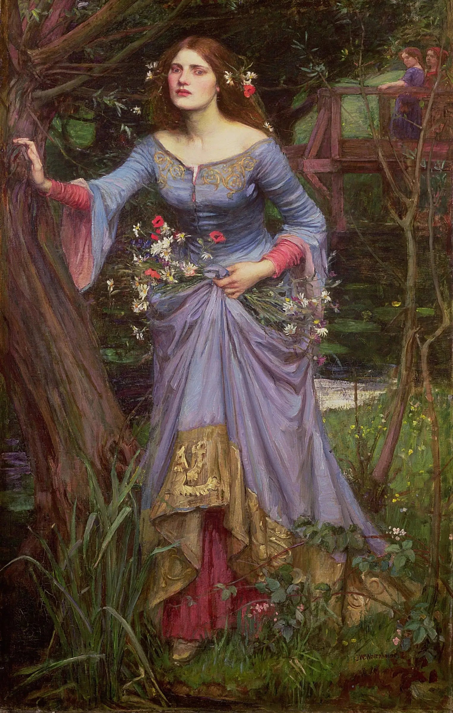 Reproduction du tableau « Ophélie 2 - John William Waterhouse » par Alpha Reproduction en peinture à l’huile