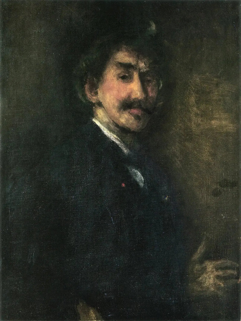Oro y Marrón: Autorretrato - James Abbott McNeill Whistler