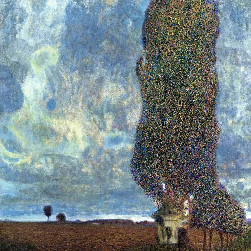 Tormenta acercándose (El Gran Álamo II) - Gustav Klimt