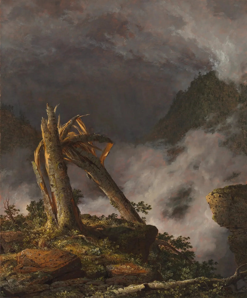 Tormenta en la montaña - Frederic Edwin Church