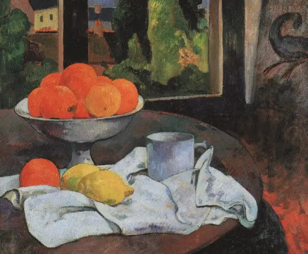 Naranjas y limones con vista a Pont-Aven - Paul Gauguin