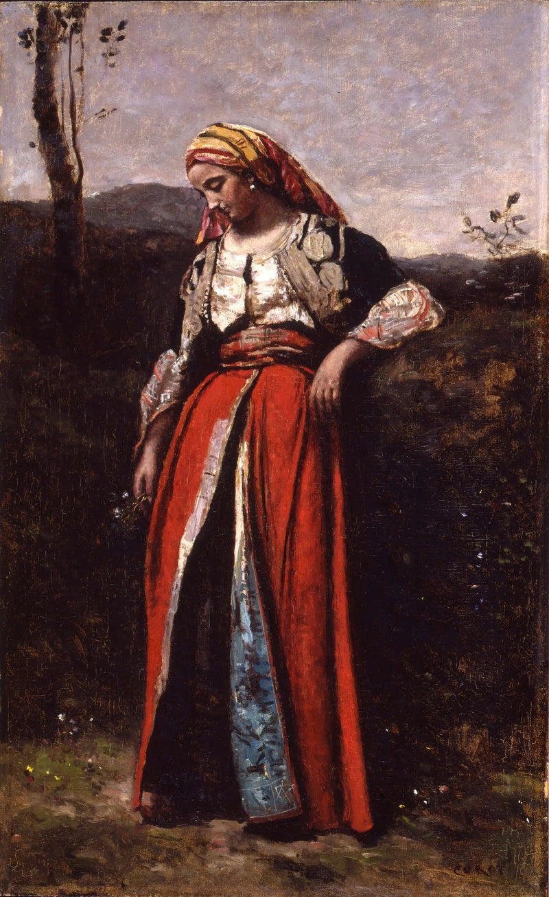 Sueño oriental - Jean-Baptiste Camille Corot