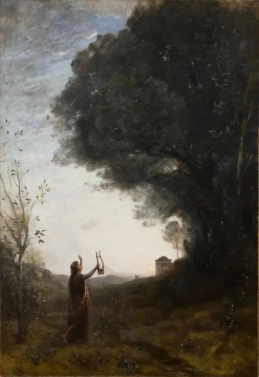 Orfeo saluda a la luz - Jean-Baptiste Camille Corot