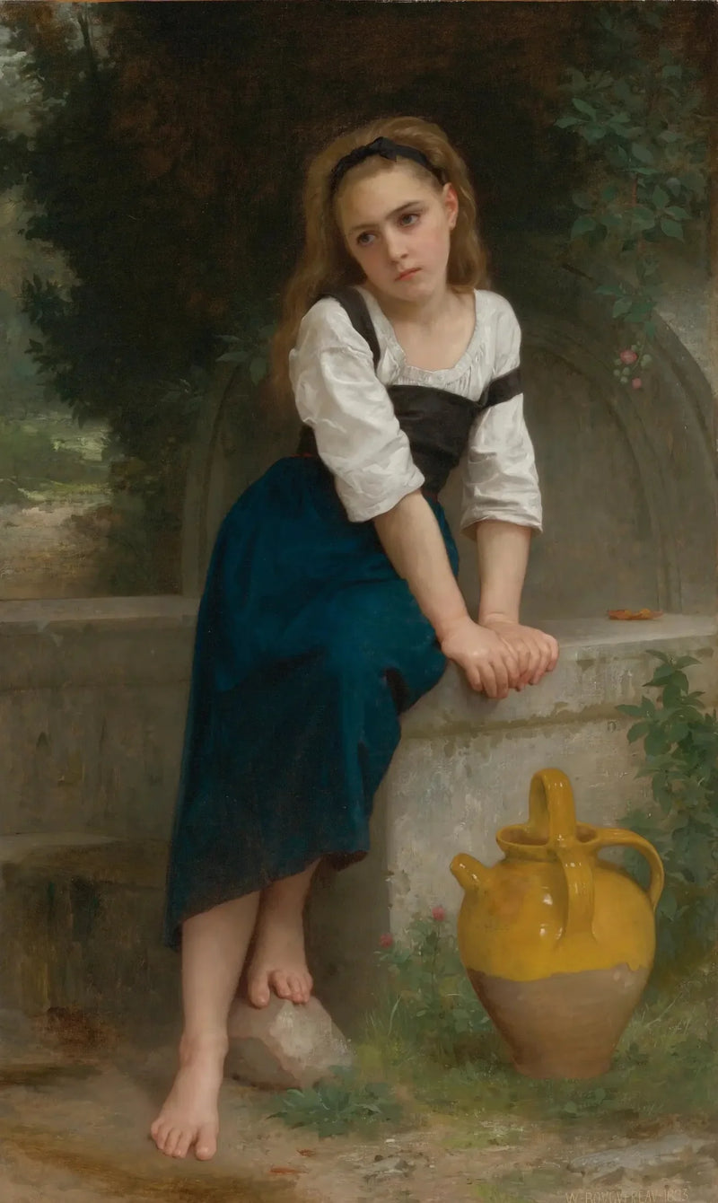 Huérfana en la fuente - Bouguereau