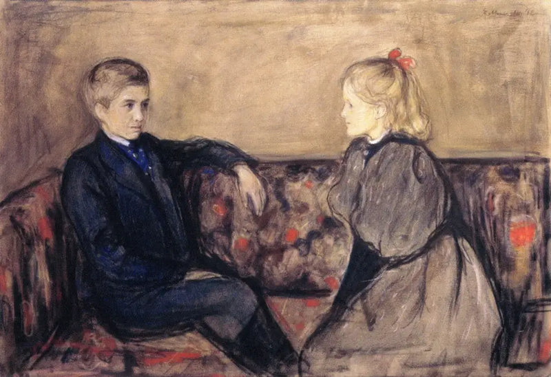 Oscar e Ingeborg Heiberg - Edvard Munch