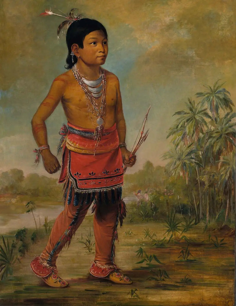 Osceola Nick-a-no-chee, un niño - George Catlin