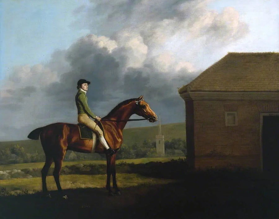 Otho, con John Larkin en la parte superior - George Stubbs