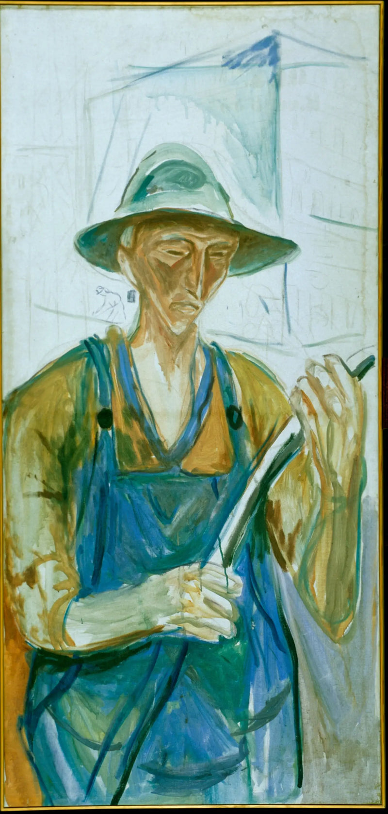 Obrero de la construcción - Edvard Munch