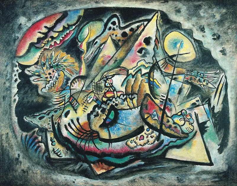 Óvalo gris - Vassily Kandinsky