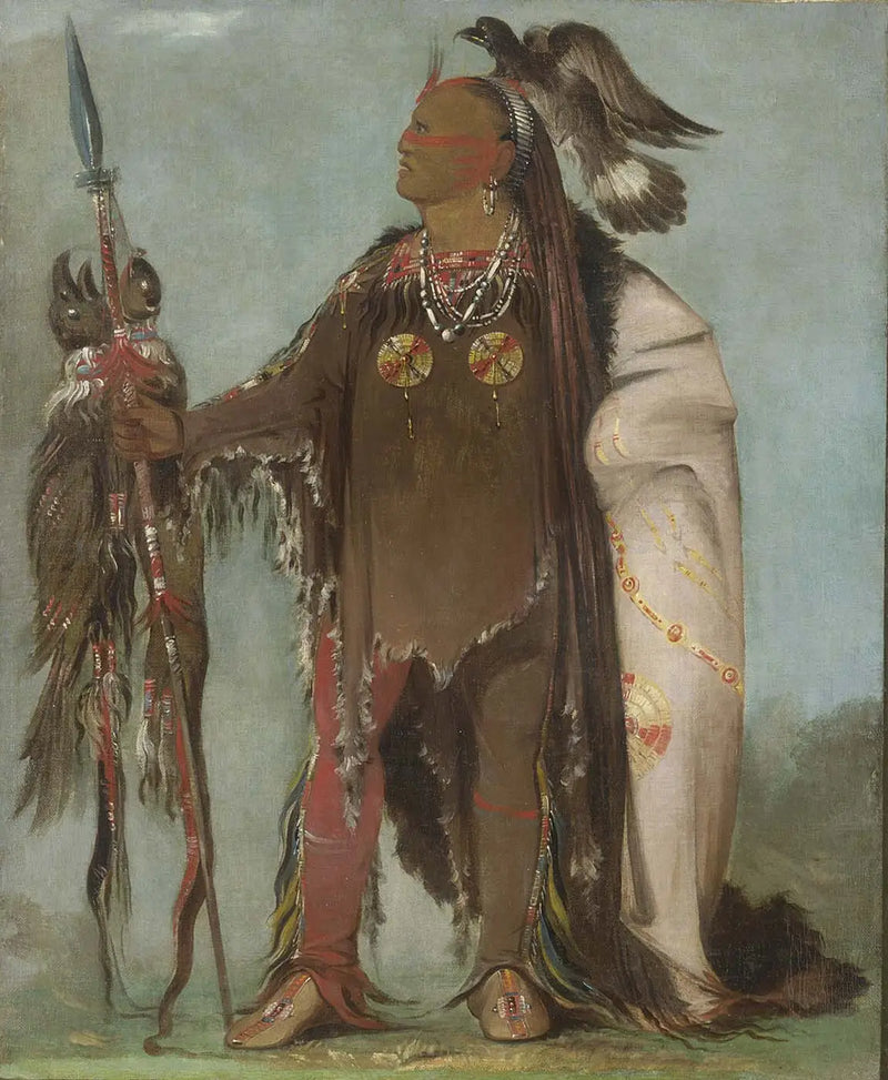 París-ka-rúpa, Dos cuervos, un jefe de banda - George Catlin