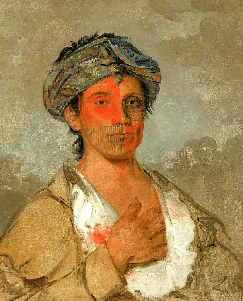 Pah-te-cóo-saw, hombre heterosexual, semi-civilizado - George Catlin