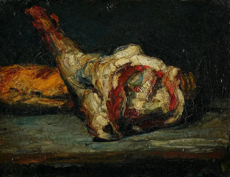 Pan y pierna de cordero - Paul Cézanne