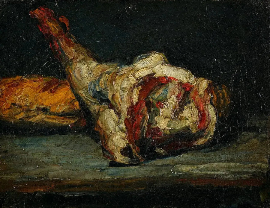 Pan y pierna de cordero - Paul Cézanne