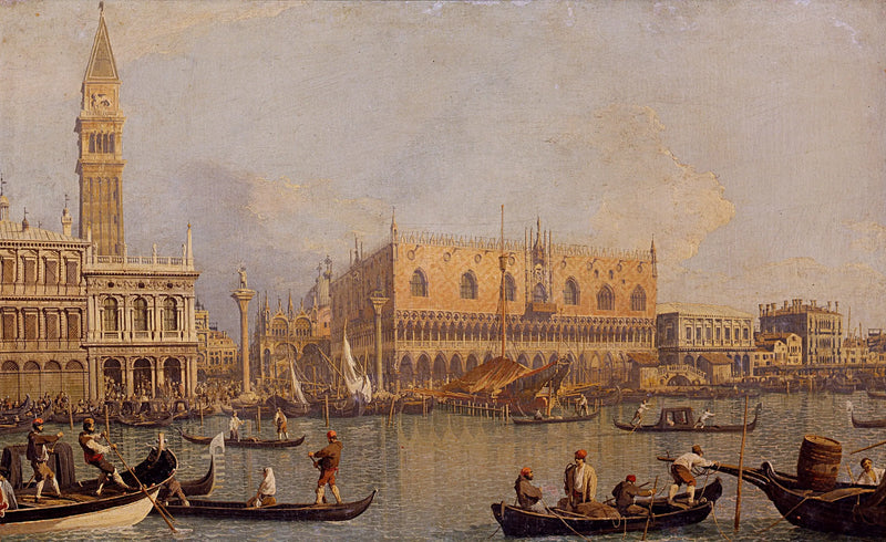 Palacio de los Dogos y Plaza de San Marcos - Canaletto