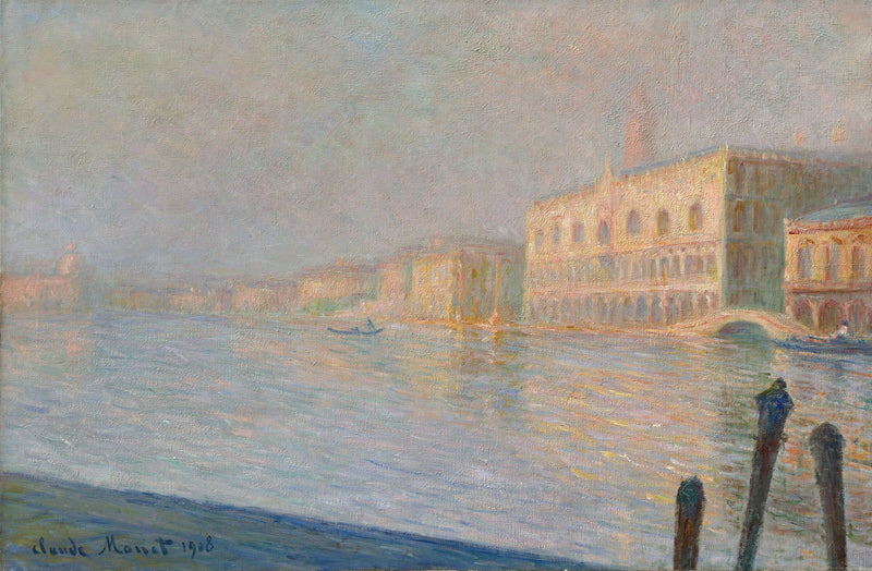 El Palacio Ducal de Venecia W1770 - Claude Monet