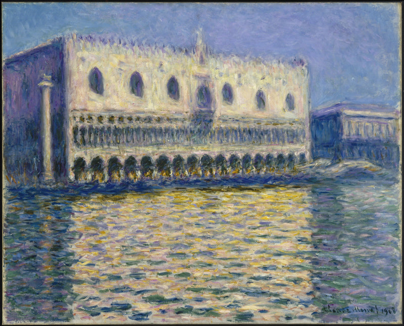 El Palacio Ducal W1743 - Claude Monet