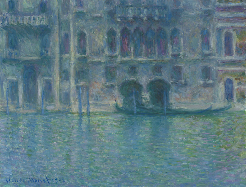 Palazzo da Mula en Venecia W1764 - Claude Monet