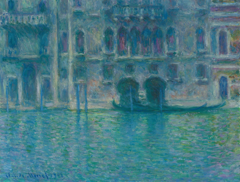 Palazzo da Mula en Venecia W1764 - Claude Monet