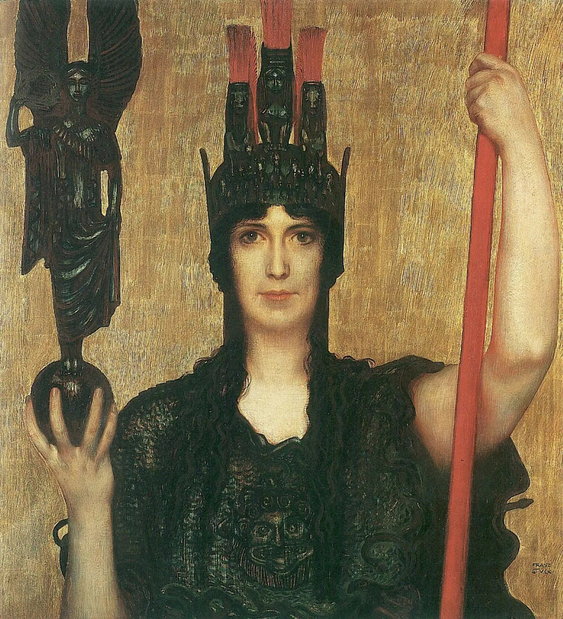 Pallas Atenea - Franz Von Stuck