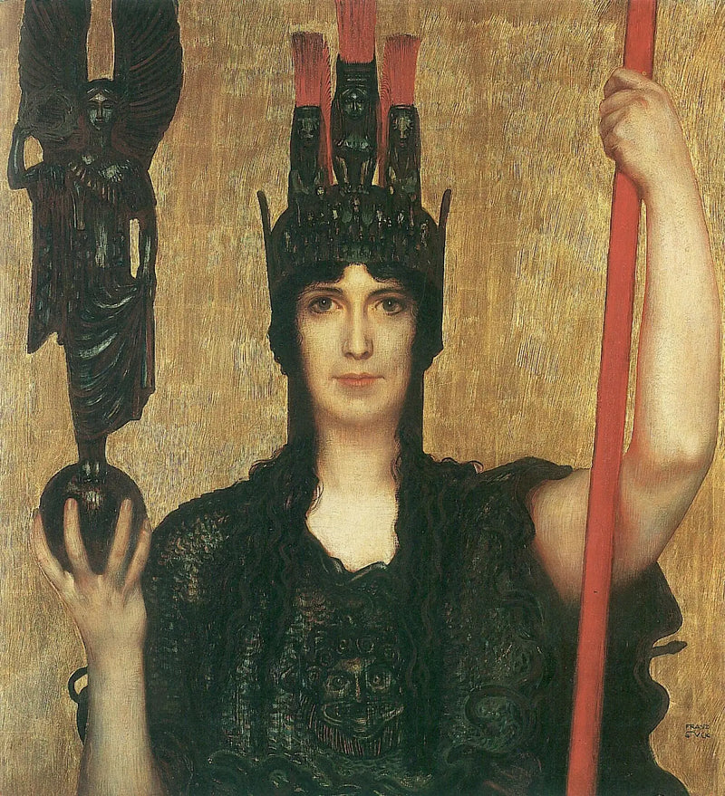 Pallas Atenea - Franz Von Stuck