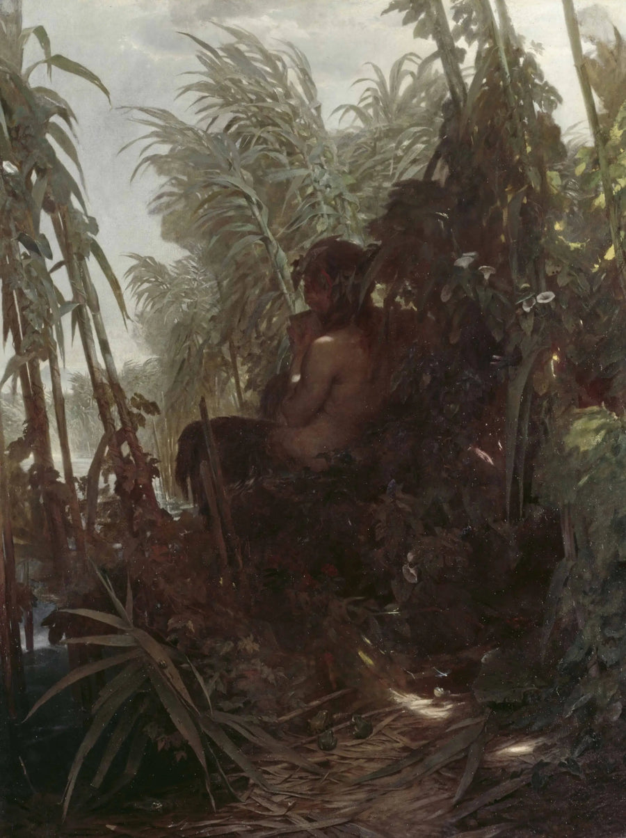 Pan en la caña - Arnold Böcklin