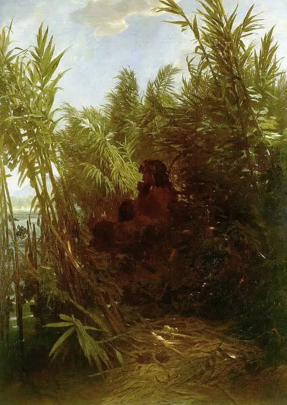 Pan en la caña - Arnold Böcklin