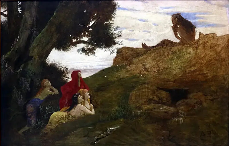 Pan y Ninfas - Arnold Böcklin