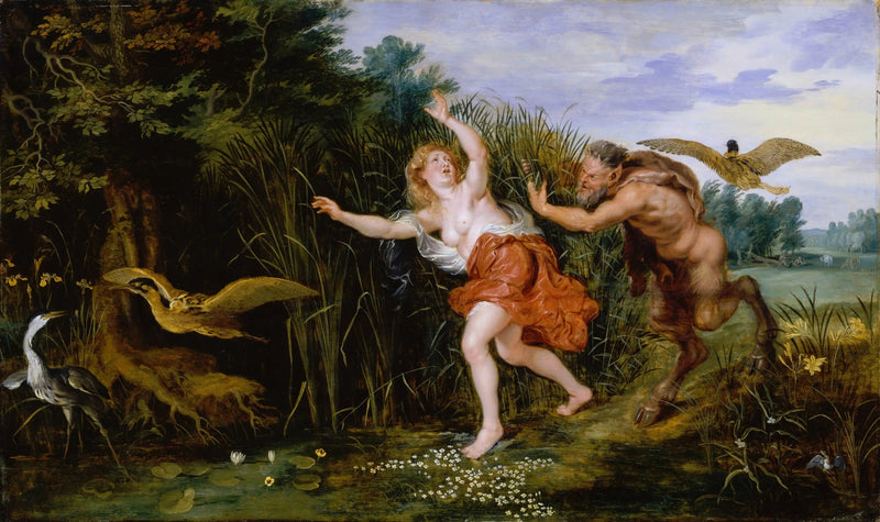 Pan y Syrinx - Peter Paul Rubens