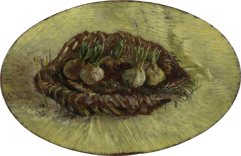 Cesta de bulbos de jacintos - Vincent van Gogh