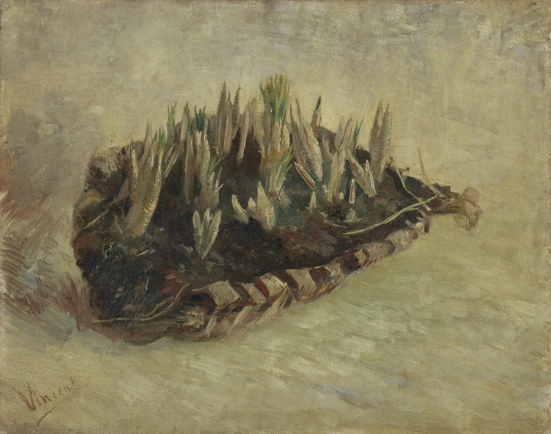 Cesta de bulbos de crocus - Vincent van Gogh