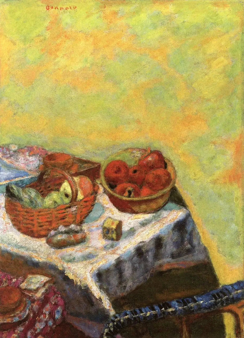 Canasta de frutas al sol - Pierre Bonnard