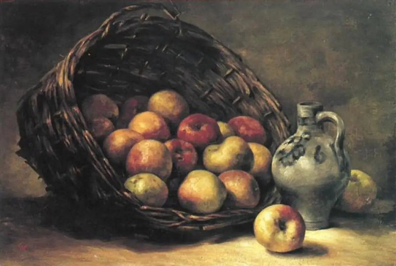 Cesta de manzanas - Piet Mondrian
