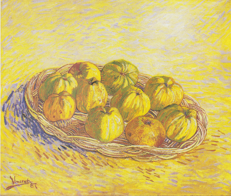 Naturaleza muerta, cesta de manzanas - Vincent van Gogh