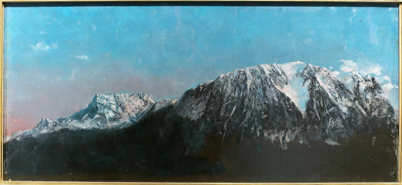 Panorama de los Alpes - Gustave Courbet