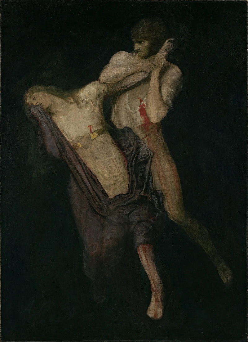 Paolo y Francesca - Arnold Böcklin