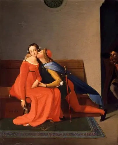 Paolo y Francesca - Jean-Auguste-Dominique Ingres