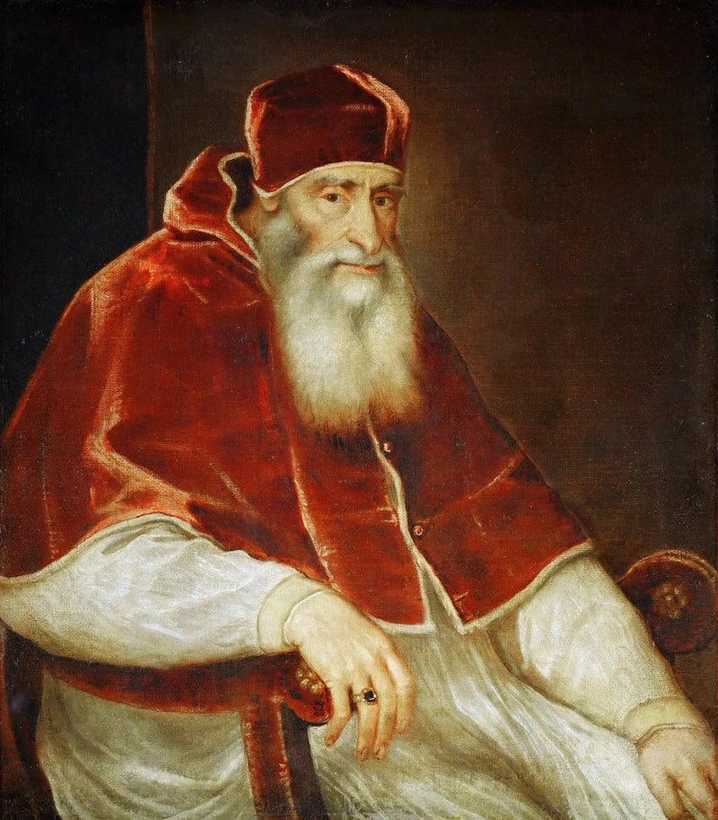 Pape Pablo III Farnèse (1468-1549) - Tiziano