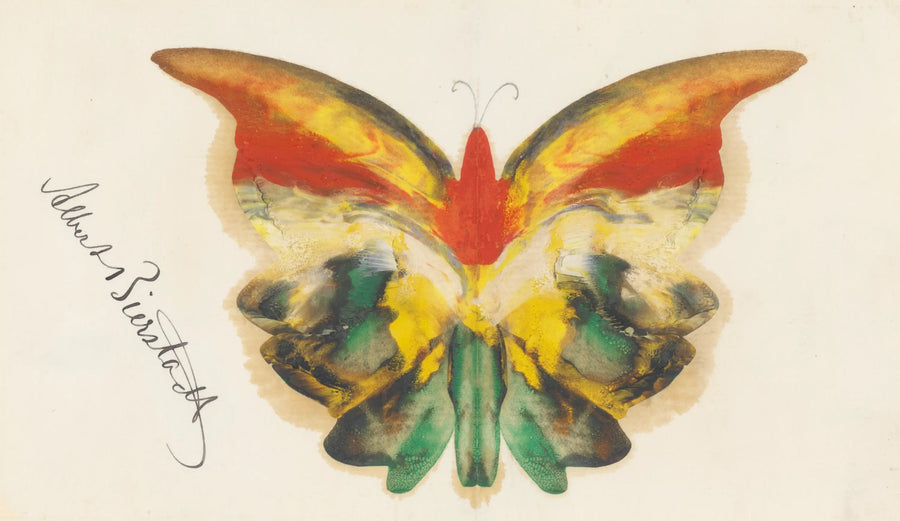 Mariposa amarilla - Albert Bierstadt
