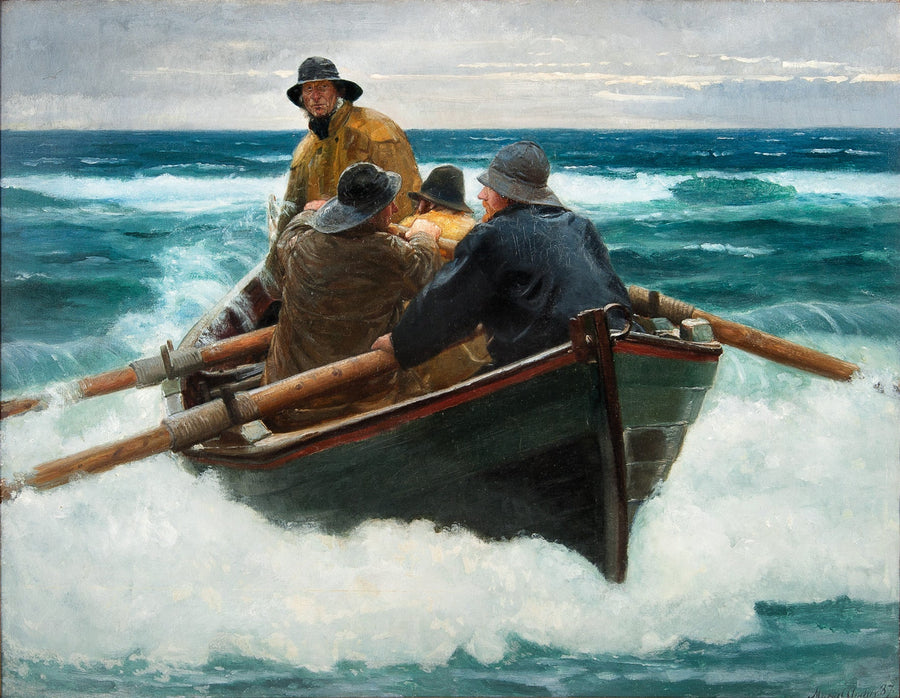 Sobre el montículo. -Michael Peter Ancher