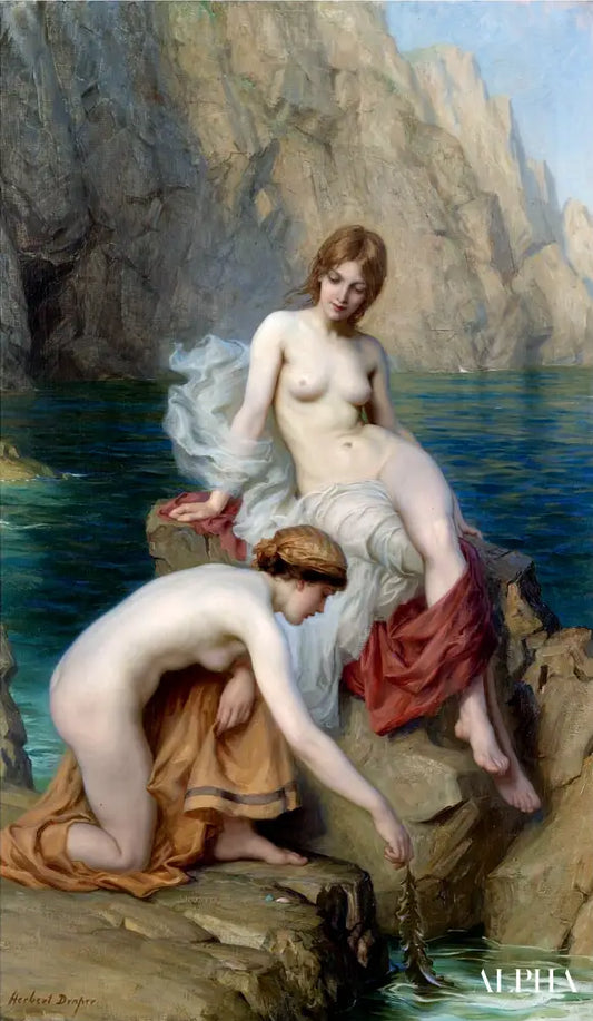 Par Summer Seas - Herbert Draper - Reproductions de tableaux et peintures haut de gamme