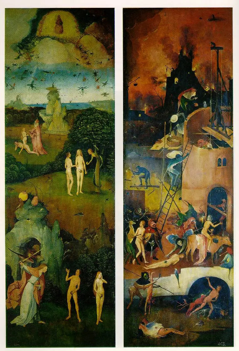 Paraíso y Enfermedad - Hieronymus Bosch