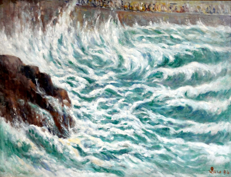 Parametrizado por mal tiempo - Maximilien Luce