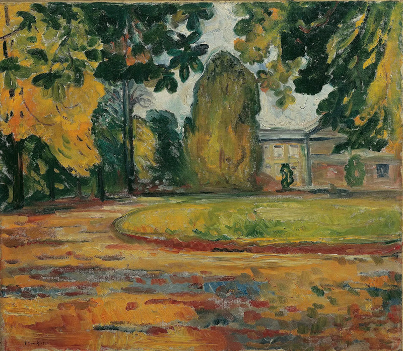 parque en Kösen - Edvard Munch