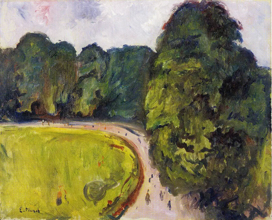 parque en Kösen - Edvard Munch