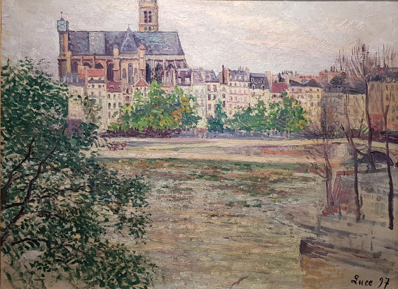París, iglesia de Saint-Gervais - Maximilien Luce