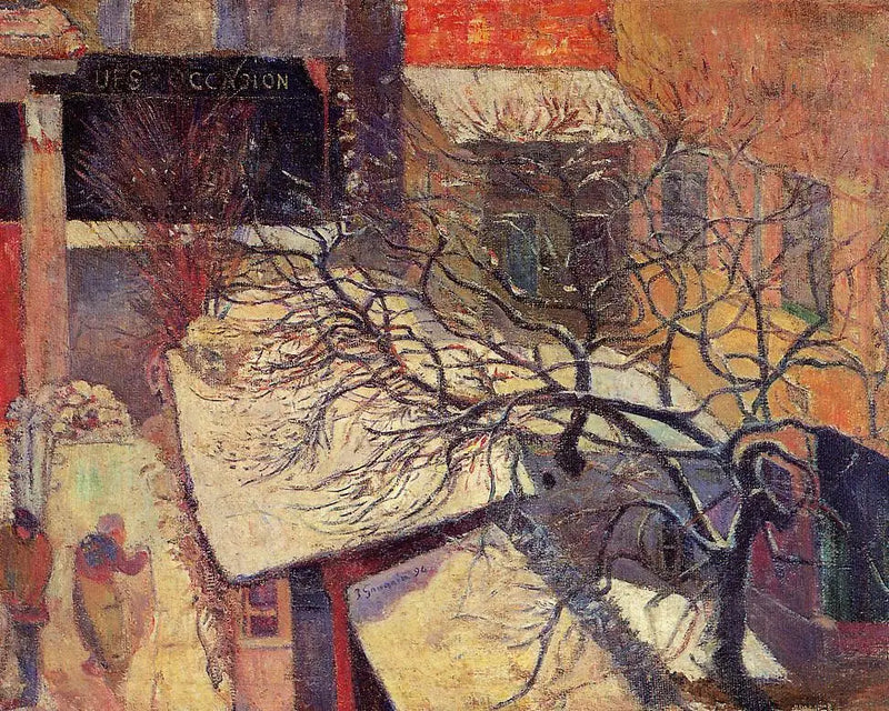 París bajo la nieve - Paul Gauguin