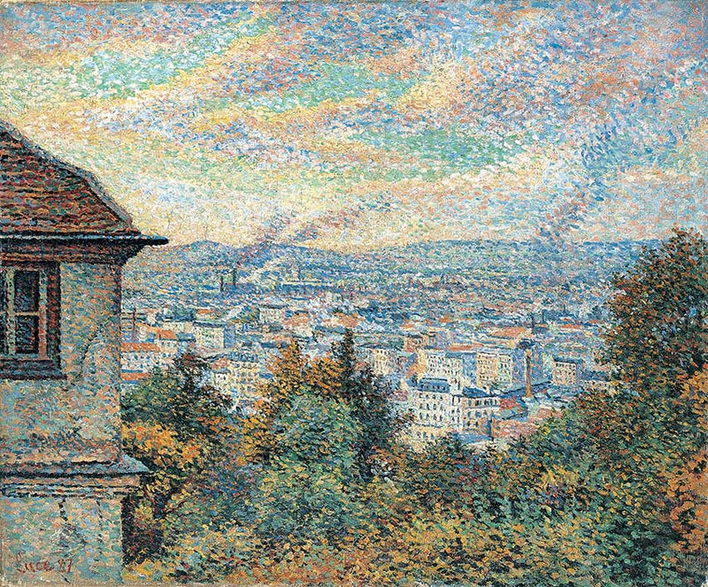 París visto desde Montmartre - Maximilien Luce