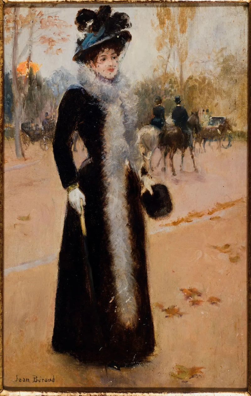 Parisiense en el Bosque - Jean Béraud
