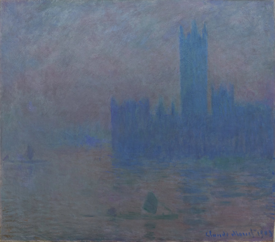 El Parlamento de Londres, efecto niebla - Claude Monet